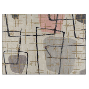 Middeleeuwse moderne Abstracte snijraad Snijplank