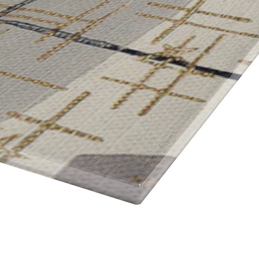 Middeleeuwse moderne Abstracte snijraad Snijplank (Hoek)