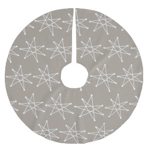 Middeleeuwse moderne Atomic Christmas Star Elegant Kerstboom Rok