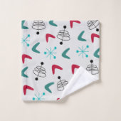 Middeleeuwse moderne atoomboommerken bad handdoek (Wasdoekje)