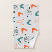 Middeleeuwse moderne atoomboommerken bad handdoek (Handdoek)