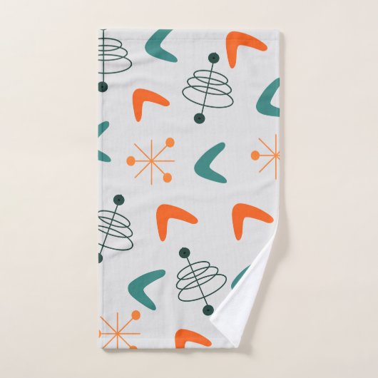 Middeleeuwse moderne atoomboommerken bad handdoek (Handdoek)