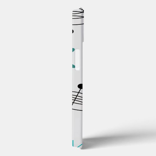 Middeleeuwse moderne atoomboommerken Case-Mate iPhone case (Achterkant / Rechts)