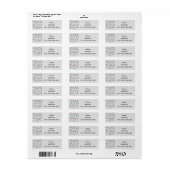 Middeleeuwse moderne atoomboommerken etiket (Full Sheet)