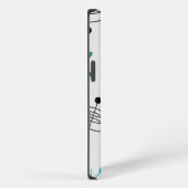 Middeleeuwse moderne atoomboommerken iPhone hoesje (Rechterkant)