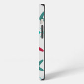 Middeleeuwse moderne atoomboommerken iPhone hoesje (Linkerkant)