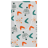 Middeleeuwse moderne atoomboommerken klein cadeauzakje (Voorkant)