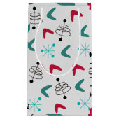 Middeleeuwse moderne atoomboommerken klein cadeauzakje (Voorkant)