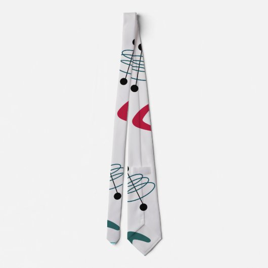 Middeleeuwse moderne atoomboommerken stropdas (Achterkant)