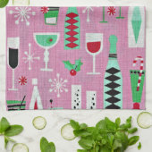 Middeleeuwse moderne atoomkersthanddoeken theedoek (Gevouwen)