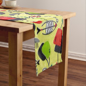 Middeleeuwse moderne atoomlijstrunner korte tafelloper (Voorbeeld)