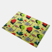 Middeleeuwse moderne atoomontwerpdeur voor vissen deurmat (Schuin)