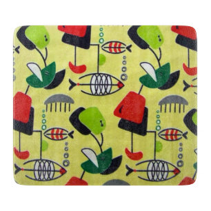 Middeleeuwse moderne atoomontwerpsnijraad snijplank