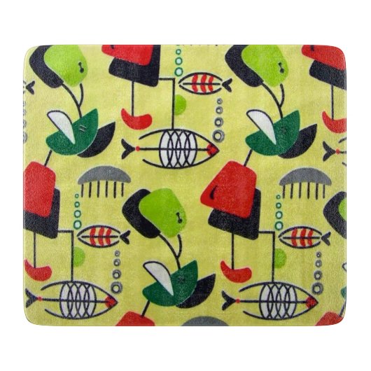 Middeleeuwse moderne atoomontwerpsnijraad snijplank (Voorkant)