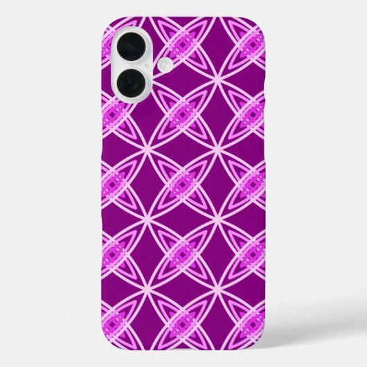 Middeleeuwse moderne atoomprinter - Amethyst Paars Case-Mate iPhone Case (Achterkant)