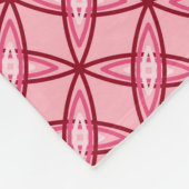 Middeleeuwse moderne atoomprinter - Balletroze Fleece Deken (Hoek)