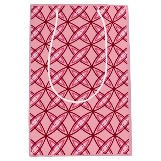 Middeleeuwse moderne atoomprinter - Balletroze Medium Cadeauzakje (Voorkant)