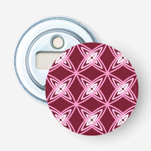 Middeleeuwse moderne atoomprinter - Bourgogne Button Flesopener (Voorkant)