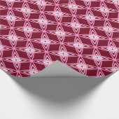 Middeleeuwse moderne atoomprinter - Bourgogne Cadeaupapier (Hoek)
