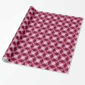 Middeleeuwse moderne atoomprinter - Bourgogne Cadeaupapier (Uitgerold)