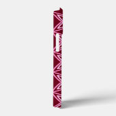 Middeleeuwse moderne atoomprinter - Bourgogne Case-Mate iPhone Case (Achterkant / Rechts)