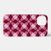Middeleeuwse moderne atoomprinter - Bourgogne Case-Mate iPhone Case (Achterkant (horizontaal))