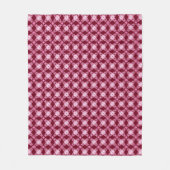 Middeleeuwse moderne atoomprinter - Bourgogne Fleece Deken (Voorkant)