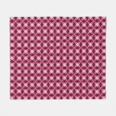 Middeleeuwse moderne atoomprinter - Bourgogne Fleece Deken (Voorkant (Horizontaal))