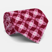 Middeleeuwse moderne atoomprinter - Bourgogne Stropdas (Opgerold)