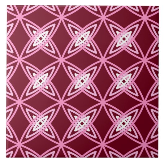 Middeleeuwse moderne atoomprinter - Bourgogne Tegeltje (Voorkant)