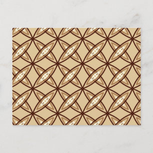 Middeleeuwse moderne atoomprinter - Camel Tan Briefkaart