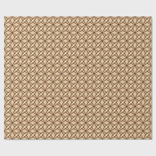 Middeleeuwse moderne atoomprinter - Camel Tan Cadeaupapier (Vlak)