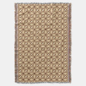 Middeleeuwse moderne atoomprinter - Camel Tan Deken (Voorkant Verticaal)