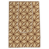 Middeleeuwse moderne atoomprinter - Camel Tan Medium Cadeauzakje (Achterkant)