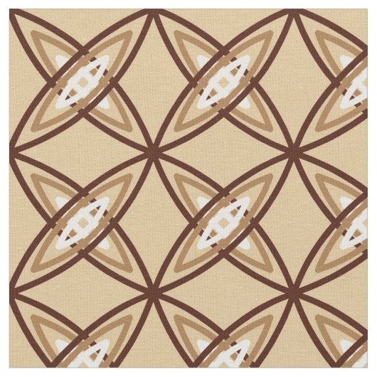 Middeleeuwse moderne atoomprinter - Camel Tan Stof (Close Up)
