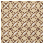 Middeleeuwse moderne atoomprinter - Camel Tan Stof (Swatch)