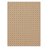 Middeleeuwse moderne atoomprinter - Camel Tan Tafelkleed (Voorkant)