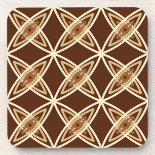 Middeleeuwse moderne atoomprinter - Chocolate Brow Bier Onderzetter