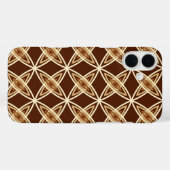 Middeleeuwse moderne atoomprinter - Chocolate Brow Case-Mate iPhone Case (Achterkant (horizontaal))