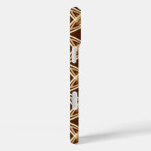 Middeleeuwse moderne atoomprinter - Chocolate Brow Case-Mate iPhone Case (Achterkant / Rechts)