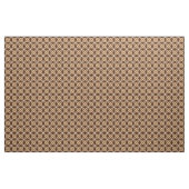 Middeleeuwse moderne atoomprinter - Chocolate Brow Stof (Yard (91,4 cm))