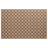 Middeleeuwse moderne atoomprinter - Chocolate Brow Stof (Fat Quarter)