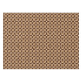 Middeleeuwse moderne atoomprinter - Chocolate Brow Tafelkleed (Voorkant (Horizontaal))