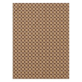 Middeleeuwse moderne atoomprinter - Chocolate Brow Tafelkleed (Voorkant)