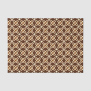 Middeleeuwse moderne atoomprinter - Chocolate Brow Tissuepapier
