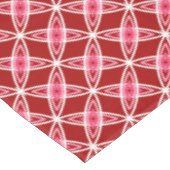 Middeleeuwse moderne atoomprinter - donkerrood tafelkleed (Gekanteld)