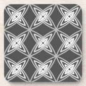 Middeleeuwse moderne atoomprinter - Koolsteengrijs Drankjes Onderzetter (Voorkant)