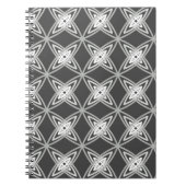 Middeleeuwse moderne atoomprinter - Koolsteengrijs Notitieboek (Voorkant)