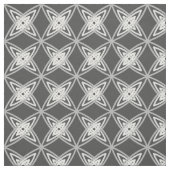 Middeleeuwse moderne atoomprinter - Koolsteengrijs Stof (Swatch)