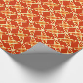 Middeleeuwse moderne atoomprinter - Mandarijns Sin Cadeaupapier (Hoek)